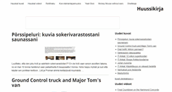 Desktop Screenshot of huussikirja.com